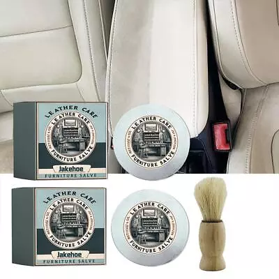 Wise Owl Furniture Salve For Leather W/Boar BristleBrush 2024 NEW • $5.89