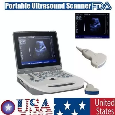 12in Portable Laptop Full Digital Ultrasound Scanner Machine W/Convex Probe A++ • $1269