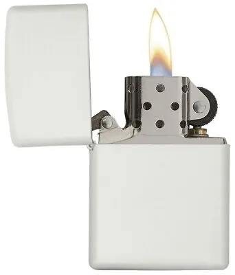 ZIPPO Lighter Slim Original And Authentic Classic White Matte • $220