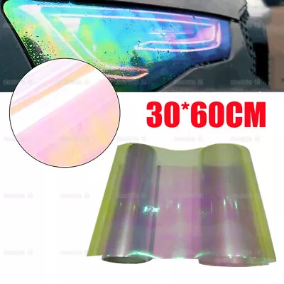 Chameleon Clear Car Headlight Tint Film Fog Light Vinyl Wrap Car Accessories DIY • $4.93