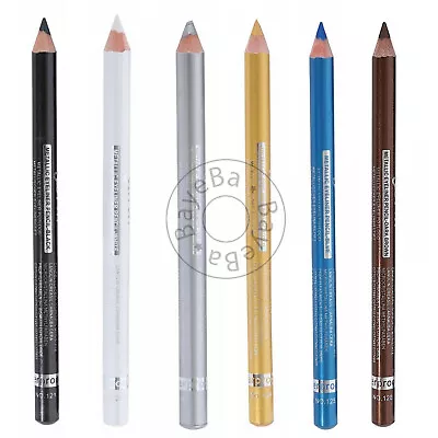 Waterproof Eyeliner Pencil Metallic Shimmer Eye Liner 6 Shades By Saffron • £1.95