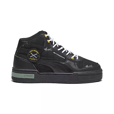 Puma Porsche Legacy CA Pro Mid GC Mens Black Motorsport Sneakers Shoes • $110