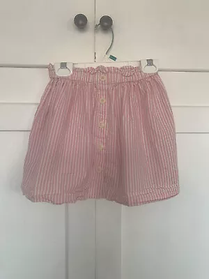 Girls J Crew Seersucker Skirt • $8