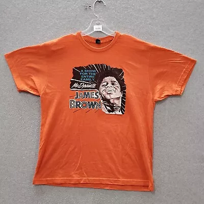 $19.89 • Buy James Brown Men T-Shirt XL Orange Mr Dynamite A Show For The Entire Family Tee