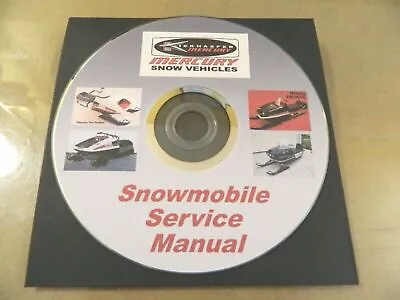 1974 1975 Mercury Snowmobile Service Manual_250 340 400 440 Trail & Sno Twister • $22