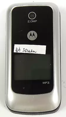 Motorola W Series W418G - Black And Silver ( TracFone ) Cellular Flip Phone • $4.24