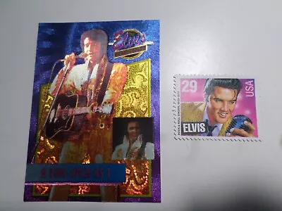 Elvis Presley Rare Vintage Us Postage Stamp 1994&insert Cardthe River Group1992 • $29.50