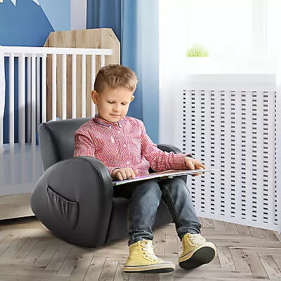 Childrens Soft & Comfortable Sofa Recliner W/ Storage For Remotes & Books • $94.99