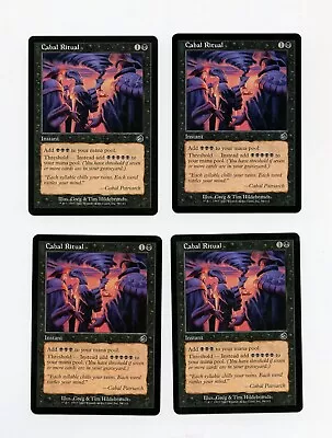 4 X Cabal Ritual Torment Magic The Gathering 5 • $44