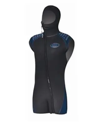 NEW BARE 7mm Men's Arctic Scuba Diving Surfing Vest With Attached Hood - M/S • $49.98