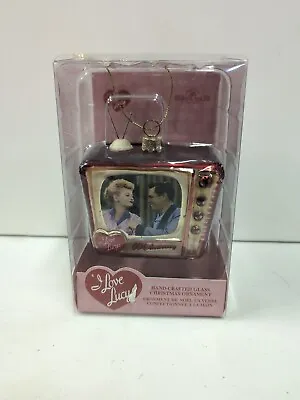 I Love Lucy Television 60th Anniversary Glass Ornament By Kurt Adler • $18.99