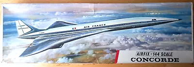 £45 • Buy Vintage 1960's Airfix Concorde Kit Air France 1:144 SK701  Unassembled, Complete