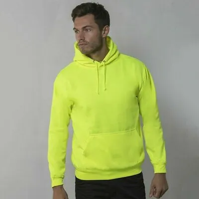 RTY Enhanced Visibility Men's Workwear Hooded Sweatshirt Hoodie EV085 L & 3XL • $18.93