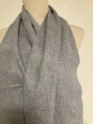 £39 • Buy M&S  100% Pure Cashmere Grey  Scarf  70  X 10 