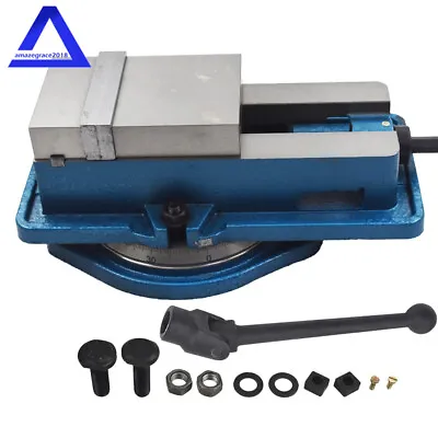 4 Inch Lockdown Vise Precision CNC Milling Machine Bench Clamp Vice With Base • $86.59