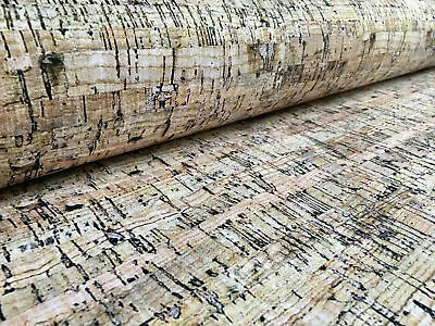 RUSTIC CORK Cotton Fabric Curtain Upholstery Material - 110'' EXTRA WIDE • $1.50