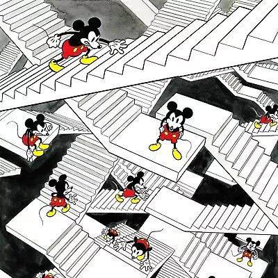  Mickey Stairs  Inspired By M.C. Escher - Tony Fernandez - Exclusive Edition • £37.95