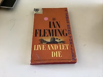 Live And Let Die By Ian Fleming; Vintage James Bond (007) PB (1954; 28th Print) • $17.20
