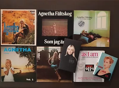 ABBA Agnetha Fältskog De Första Åren CD Box Set + 5 X Original LP 's + 2 X Books • $999