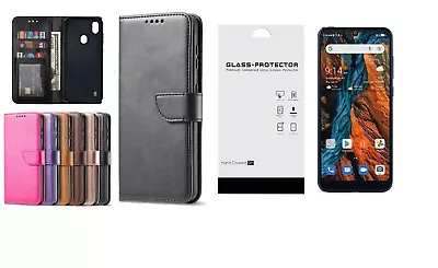 For ZTE Blade A7 Prime Z6201V Wallet Pouch Cover Phone Case + Tempered Glass • $12.98