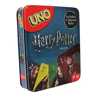 Harry Potter Uno Card Game In Metal Tin Includes A Special Rule Brand New Sealed • $15
