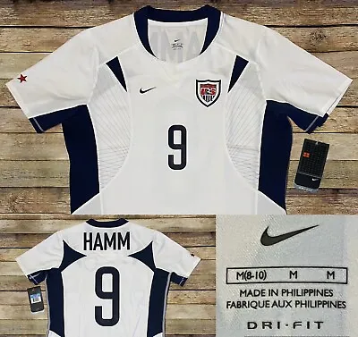 Nike USA Soccer USWNT Jersey Mia Hamm Vtg 2003-04 Home Shirt Medium Rare NWT • $212.46