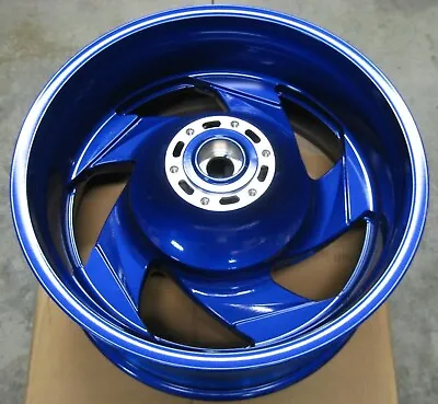 $1600 NEW OEM 2019 SUZUKI BOULEVARD M109R BOSS VZR1800BZ Rear Wheel Rim Blue • $599.95