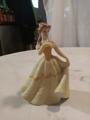 $20 • Buy Disney Princess Belle Beauty & The Beast Figurine • Ceramic/Porcelain 6 
