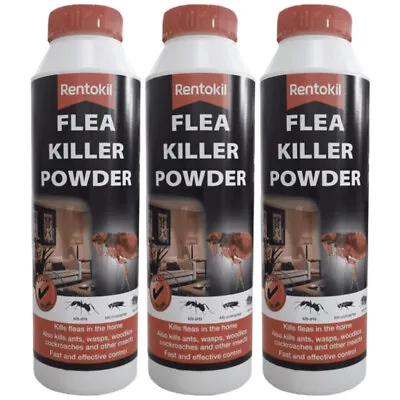 3 X Rentokil Wasp Killer Powder Effective Control Wasps Nests Easy To Use 300g • £23.89
