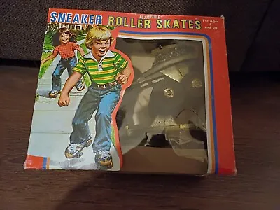 Vintage Boxed Retro Child's Metal Roller Skates 1970's Adjustable • £14.99