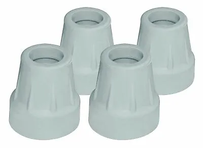 Carex Quad Cane Tips 100% Natural Rubber With Metal Reinforced Base 5/8 Inches • $10.40