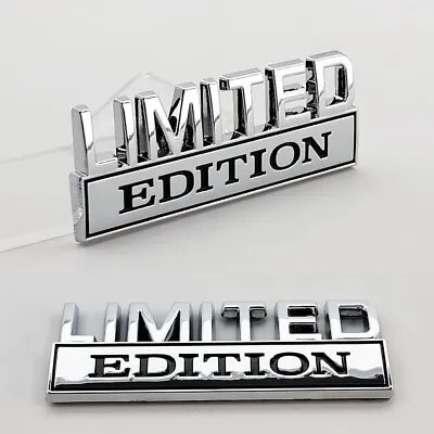 1pc LIMITED EDITION Chrome Emblem Badges Fits Chevy Toyota Ford Car Truck • $8.99