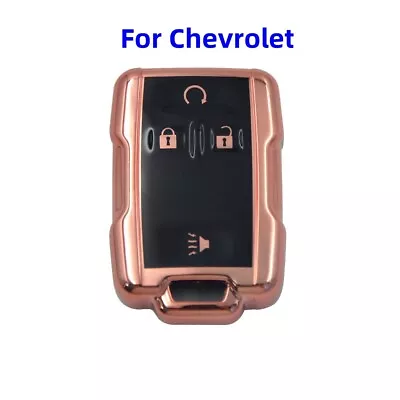 Remote Key Fob Cover Case Holder Chain For Chevrolet Suburban GMC Yukon 4 Button • $7.99