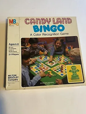 Vintage 1984 Candy Land Bingo Game By Milton Bradley Complete • $20