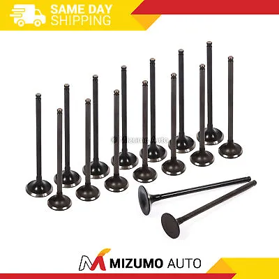 Intake Exhaust Valves Fit 92-05 Honda Civic Del Sol SOHC D16Z6 D17A1 A2 A6 • $65.95