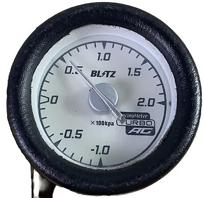 JDM RHD Rare Vintage Blitz Racing Meter Turbo AC Boost Gauge SR20DET S13 R32 S14 • $79.99