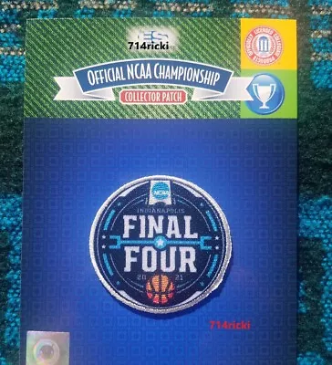 Official 2021 NCAA Final Four Collectible Patch Gonzaga Houston UCLA Baylor • $17.99