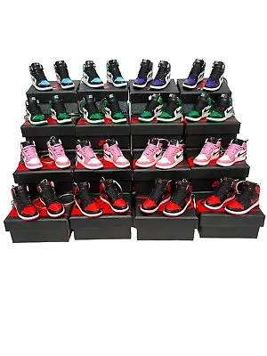 3D Mini AirJ1 Sneaker Keychain/mini Shoe Keychain+ Box/Chunky/Jordan's/Air Mag • $6