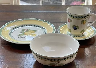 Assorted 4 Piece Villeroy & Boch French Garden Fleurence Fine China Germany • $55