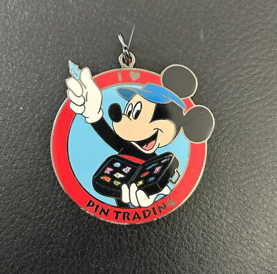 Limited Edition Disney Mickey Mouse I Love Pin Trading Medallion • $12.20