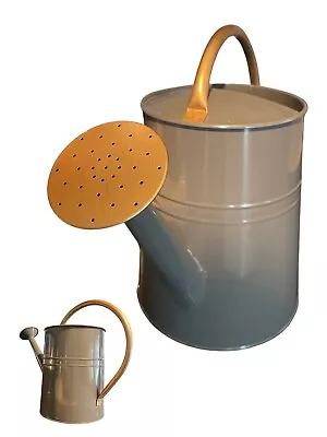 1-Gallon  Grey/gold Water Pot Can For Flower Plants Gardening Tools • $9.99