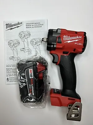 Milwaukee 2854-20 M18 FUEL™ 3/8   Impact Wrench W/ Frict Ring With 5.0ah Battery • $228