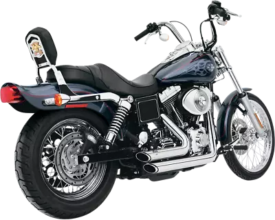 Vance & Hines ShortShots Staggered Exhaust Chrome For 91-05 Harley Davidson Dyna • $549.99