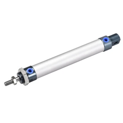 $34.10 • Buy Pneumatic Air Cylinder 20mm Bore 200mm Stoke M8 Single Rod Double Action