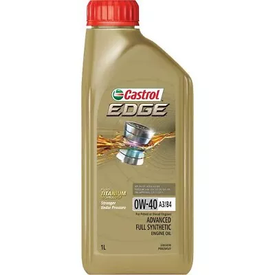 Castrol EDGE 0W-40 A3 B4 Engine Oil 1L 3383430 • $20