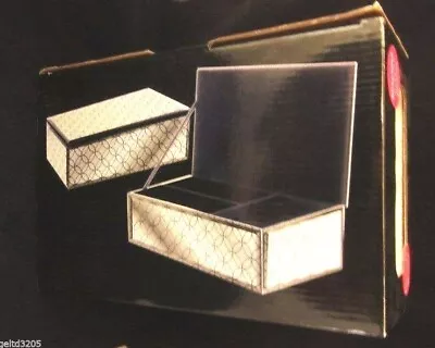 Mirror Finish Designer Pattern Jewelry Storage / Box  • $11.99