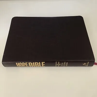Hope For Today Bible NLT Brown Leather Free Press  - Notes Joel Victoria Osteen • $84.99