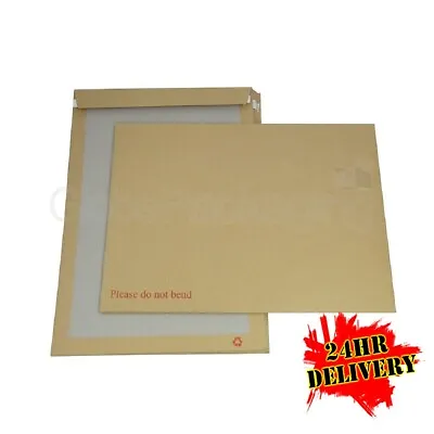 100 X C3 A3 BOARD BACK BACKED ENVELOPES 457x324mm PIP • £36.45