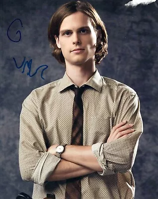 Matthew Gray Gubler Criminal Minds Autographed Photo Signed 8X10 #2 Smear/damage • $22.50