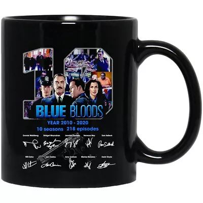 Blue Bloods 10 Year 2010-2020 10 Season Signed Thank For The Memories Coffee Mug • $16.99